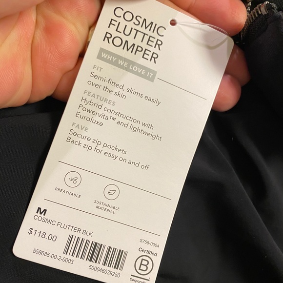 Athleta Cosmic Flutter Romper - Picture 9 of 12